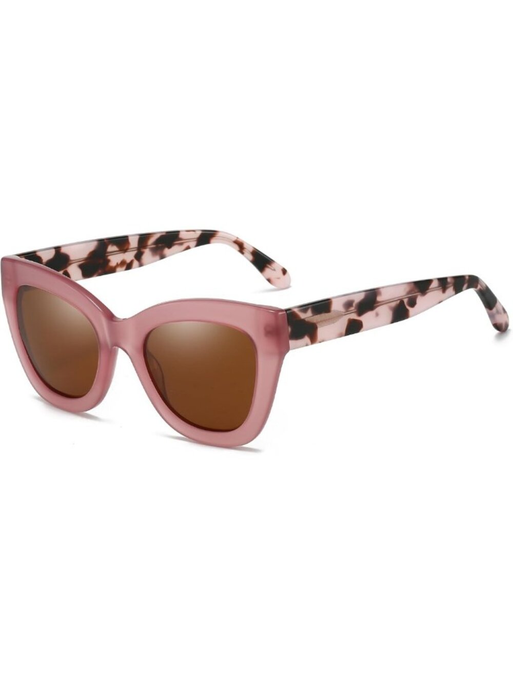 Trendy Polarized Retro Cat Eye Sunglasses for Women - UV400 Protection Shades